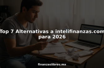 Joven mexicano organizando sus finanzas personales desde casa