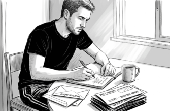 Hombre revisando los movimientos de sus tarjetas de crédito