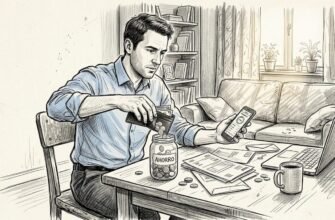 Mexicano guardando sus ahorros en casa